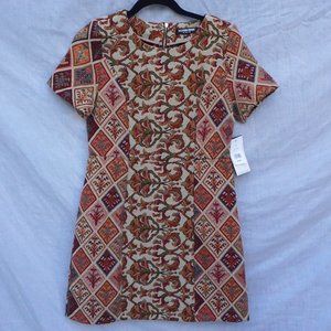 ⭐️FASHION UNION TRAPESTRY JACQUARD PATTERN DRESS 6